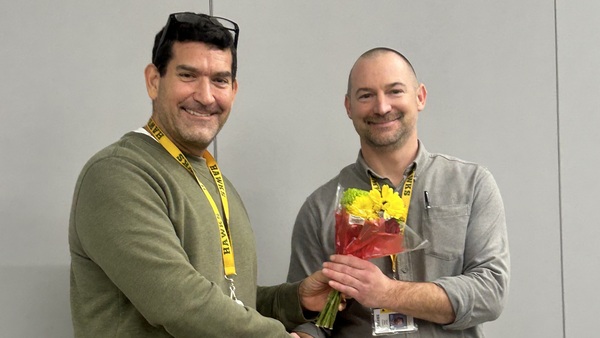 Principal Vitiello contragulates Mr. David Billig on his nomination.